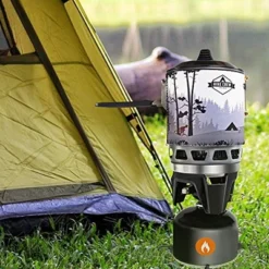 Hike Crew Portable All-In-One Outdoor Cooking System With Stove & Pot -Intex Tents Shop GUEST ace0c3c8 405f 450b 8f0c aa274d39b857