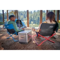 Coleman Cross Rocker Outdoor Portable Chair - Black -Intex Tents Shop GUEST addea04c 890a 4fc3 ad34 21254d68f120