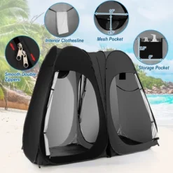 Costway Outdoor 7.5FT Portable Pop Up Shower Privacy Tent Dressing Changing Room Camping -Intex Tents Shop GUEST af03eb6e e5fd 4363 8fd2 8761866b0835