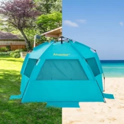 Alvantor Outdoor Automatic Pop-Up Sun Shade Canopy 3 People Beach Shelter Tent Turquoise 19 Alvantor Outdoor Automatic Pop-Up Sun Shade Canopy 3 People Beach Shelter Tent Turquoise -Intex Tents Shop GUEST af7beaad 2b13 4c3f 9edf 23372d6ea441