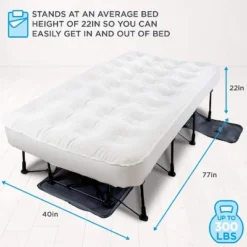 Ivation Air Mattress With Built In Pump, EZ-Bed With Legs 13 Ivation Air Mattress With Built In Pump, EZ-Bed With Legs -Intex Tents Shop GUEST b0623bf4 ece5 4f58 92c9 383070ef1f20