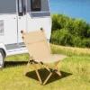 Tangkula 1PC/2PCS Folding Camping Chair Bamboo Wood Beach Chair With Breathable Canvas 2-Level Adjustable Backrest Portable Folding Chair With Carrying Bag -Intex Tents Shop GUEST b1c1ddd8 abf0 4af0 9b25 338a2d2265c6