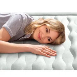 Intex 18" Pillow Top Air Mattress With Electric Pump And Headboard - Queen Size -Intex Tents Shop GUEST bfefb98d 9199 4dc1 8725 9d8e35e244ac