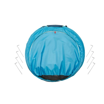 Coleman Pop Up 4 Person Scuba Camping Tent - Blue 6 Coleman Pop Up 4 Person Scuba Camping Tent - Blue - Image 4