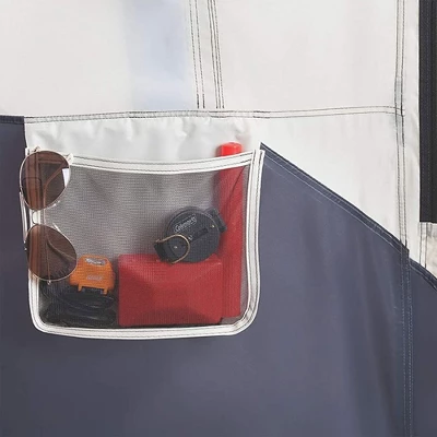 Coleman 14 X 10 Foot 8 Person Instant Cabin Camping Double Thick Fabric Family Tent With Integrated Rainfly And Carry Bag For Camping And Hiking 4 Coleman 14 X 10 Foot 8 Person Instant Cabin Camping Double Thick Fabric Family Tent With Integrated Rainfly And Carry Bag For Camping And Hiking - Image 2