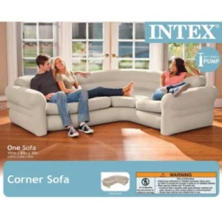 Intex Inflatable Corner Living Room Neutral Sectional Sofa | 68575EP -Intex Tents Shop GUEST c48ea574 d914 407a b687 0d8d0832ccef