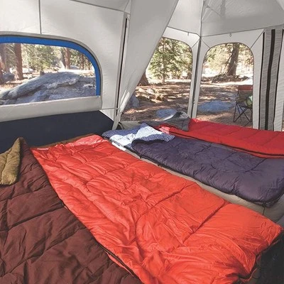 Coleman 14 X 10 Foot 8 Person Instant Cabin Camping Double Thick Fabric Family Tent With Integrated Rainfly And Carry Bag For Camping And Hiking 6 Coleman 14 X 10 Foot 8 Person Instant Cabin Camping Double Thick Fabric Family Tent With Integrated Rainfly And Carry Bag For Camping And Hiking - Image 4