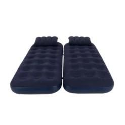 Pool Central 6.25' Navy Blue 3 In 1 Inflatable Flocked Air Mattress With Pillows -Intex Tents Shop GUEST cbf82b0c ac56 4769 a5eb 0cdc85a06a0b