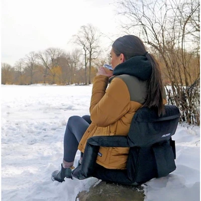 Alpcour Heated Massage Stadium Seat - Waterproof Reclining Chair With Side Pockets 4 Alpcour Heated Massage Stadium Seat - Waterproof Reclining Chair With Side Pockets - Image 2