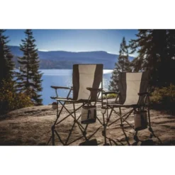 Picnic Time Outlander Camp Chair - Black
