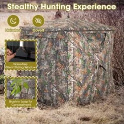 Costway Hunting Blind Portable Pop Up Ground Tent 2-3 Person With Carry Bag Storage Pocket 15 Costway Hunting Blind Portable Pop Up Ground Tent 2-3 Person With Carry Bag Storage Pocket -Intex Tents Shop GUEST d55320d6 668b 46d6 97a6 c3bed6674891