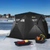 Outsunny 4 Person Insulated Ice Fishing Shelter 360-Degree View, Pop-Up Portable Ice Fishing Tent With Carry Bag, Two Doors And Anchors, Black 1 Outsunny 4 Person Insulated Ice Fishing Shelter 360-Degree View, Pop-Up Portable Ice Fishing Tent With Carry Bag, Two Doors And Anchors, Black -Intex Tents Shop GUEST e976a4ff 8ec5 428f 8c16 e03de84011bc